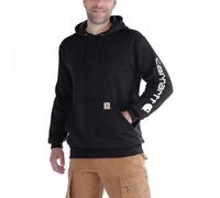 Carhartt Workwear K288 Sleeve Logo Hoodie Loose baggy fit Black M Size M