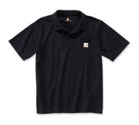 Carhartt Workwear K570 Work Pocket Polo Short Sleeve Black - Size: S S S