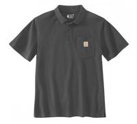 Carhartt Workwear Midweight S/S Pocket Polo - CARBON HEATHER XL Chest XL