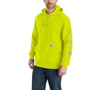 Carhartt Workwear Original Fit Hoodie with Sleeve Logo, Brite Lime, M