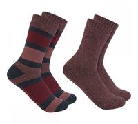 Carhartt Workwear SC3152-W Womens Heavyweight Crew Sock 2 Pack Carhart L