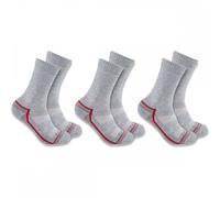 Carhartt Women's Force Midweight Sock 3 Pack, Grey, M