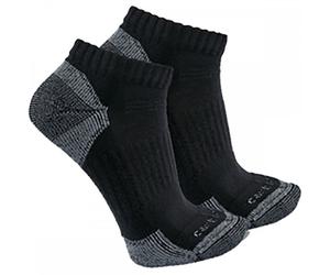 Carhartt Workwear SL6003M Cotton Blend Low Cut Sock 3 Pack Black XL Co XL