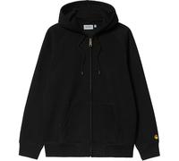 Carhartt - Zip Sweatshirt - Hooded Chase Jacket Black / Gold for Men - Size S Black S