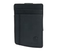 Carhatt Mens Casual Saddle Leather Front Pocket Wallets, Black (Front Pocket), One Size