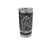 Carian Half-Wolf Anatomy Chart Dark Fantasy Shadow Knight Stainless Steel Insulated Tumbler