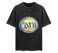 Carib Beer Men Black T-Shirt Print Unisex Cotton Tee Shirt M