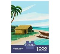 Caribbean 1 Jigsaw Puzzle 1000 Pieces, Landmark Urban View, 1000 Pieces for Adults, Birthday Gift for Adults, Decorative Artwork, 38x26cm/1000pcs