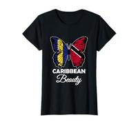 Caribbean Beauty Trinidad and Barbados Half Bajan Trini T-Shirt