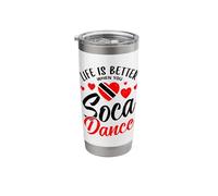 Caribbean Carnival Design for a Soca Dancer Stainless Steel Insulated Tumbler