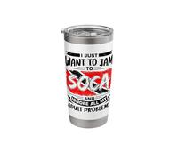 Caribbean Carnival Design for a Soca Dancer Stainless Steel Insulated Tumbler