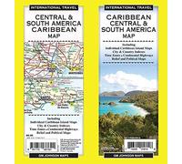 Caribbean / Central & South America, International Travel Map