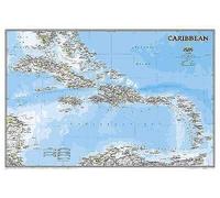 Caribbean Classic, tubed: Wall Maps Countries & Regions (National Geographic Reference Map)