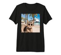 Caribbean Cruise Ship and Mediterranean Cruises Premium T-Shirt