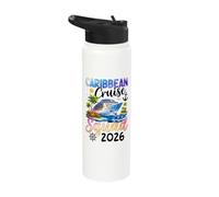 Caribbean Cruise Squad 2026 Stainless Steel Insulated Water Bottle