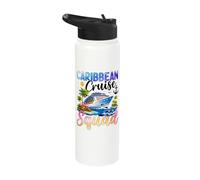 Caribbean Cruise Squad Stainless Steel Insulated Water Bottle