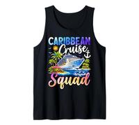 Caribbean Cruise Squad Tropical Vacation Tank Top