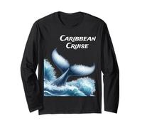 Caribbean Cruise Vacation Mode Family Ocean Voyage Long Sleeve T-Shirt