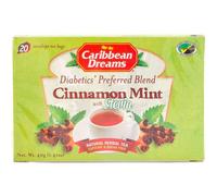 Caribbean Dreams Cinnamon Mint Diabetic Tea 6 x 20’s