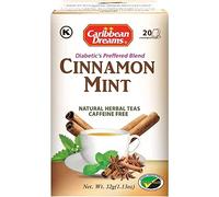 Caribbean Dreams Cinnamon Mint Diabetic Tea Packets, 20 Sachets