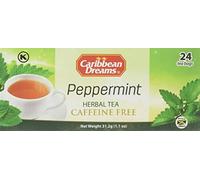 Caribbean Dreams Peppermint Tea Packets, 20 Tea Bags