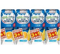 Caribbean Fruit & Milk Zero Sugar Drink 330 ml Don Simon - Pack of 4 (3 x 330 ml Multipack)