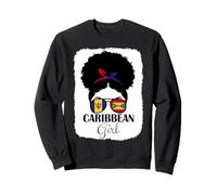 Caribbean Girl Roots Barbados and Grenada Mix Heritage Sweatshirt