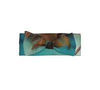 Caribbean Islands Baby bow headband, all-over print design, made of soft and skin-friendly material.