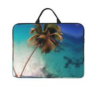Caribbean Islands Laptop Bag 14 in Durable Computer Carrying Case for Most Laptops and Ipads Shock Resistant Slim Sleeve