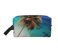 Caribbean Islands Large Capacity Travel Toiletry Bag for Organizing Toiletries and Small Items Suitable for Travel Daily and Gym