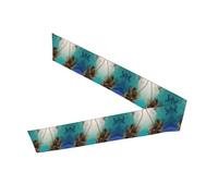 Caribbean Islands Print Sports Head Tie Bandanas - Unisex Workout Hair Band for Athletic Activities, Running, Yoga, Cycling