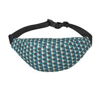 Caribbean Islands Waist Bag. Lightweight And Waterproof, Suitable For Travel And Daily Use, Fashionable Design, For Men And Women.