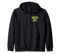 Caribbean Jamaican Design for Men Women Flag Jamaica Zip Hoodie