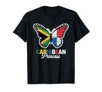 Caribbean Jamaican Haitian Princess Island Royalty Vibes T-Shirt