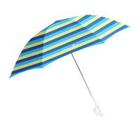 CARIBBEAN JOE Beach Umbrella for Chair, Adjustable and Universal Clamp On Beach Umbrella with UV Protection, 48 Inch Arc, Bold Stripe, 48 Inches, Umbrella