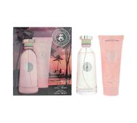 Caribbean Joe Paradise Isle Eau De Parfum 100ml Gift Set 100ml & 100ml Body Lotion