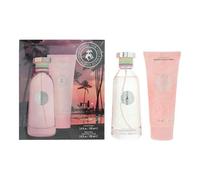 Caribbean Joe Paradise Isle Eau De Parfum 100ml Gift Set 100ml & 100ml Body Lotion