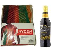 Caribbean Men Original Mesh & Alcohol Gift Box | Hamper | Christmas Gifts | Birthday Gift | Original Mesh Marina| Gifts for Him | Caribbean Gifts (Guinness Foreign Extra 330ml, Extra Large)