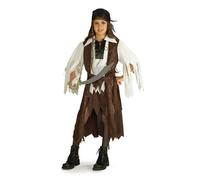 Caribbean Pirate Queen Fancy Dress Costume | Medium (Ages 5-7 yrs Height 132cm)