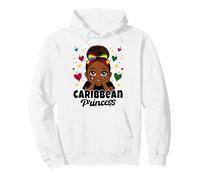 Caribbean Princess Girl Antigua and St Kitts Flag Heritage Pullover Hoodie