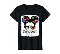 Caribbean Princess Roots Antigua and St Kitts Mix Heritage T-Shirt