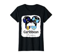 Caribbean Princess Roots Barbados and St Lucia Mix Heritage T-Shirt