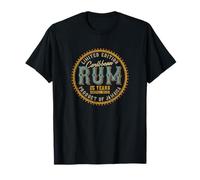 Caribbean Rum Lovers Jamaican Rum Drinker Dark Rum Design T-Shirt