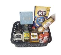 Caribbean Rum Miniature Gift Basket |Gift Hamper| Rum Gift | Alcohol Gift | For Her | Adult Gifts (I Love Your face)