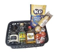 Caribbean Rum Miniature Gift Basket |Gift Hamper| Rum Gift | Alcohol Gift | For Her | Adult Gifts (No Plaque)