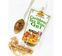 Caribbean Sea Moss Gel, with a hint of Nutmeg & Cinnamon 250ml | Vegan | Light squeezable pouch keep gel fresh for longer | Free next day shipping on orders b4 noon