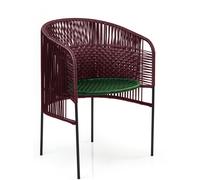 Caribe Chic Dining Chair Chair Outdoor ames Black red / Moss green / Black - 4260663851746