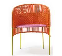 Caribe Dining Chair Outdoor ames Orange / Bubblegum Pink / Curry Yellow - 4260229543696