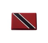 Caribe Heart Trinidad & Tobago Flag Shoe Charm