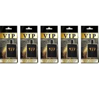 Caribi VIP 177 Car Air Freshener 5 Pack - Durable Hanging Air Freshener for Car, Home & Office - Premium Designer Inspired Fragrance